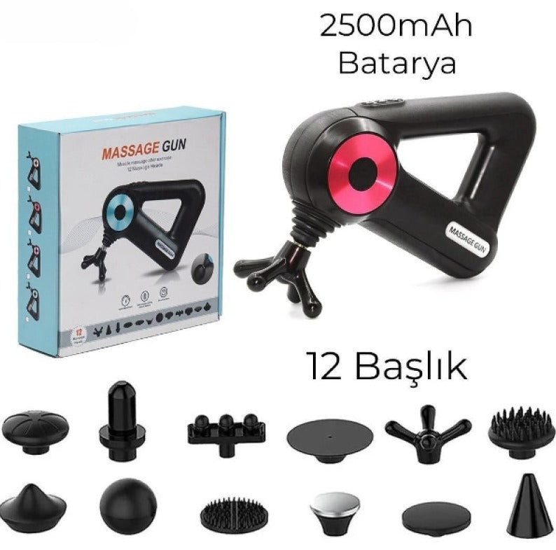 12 BAŞLIKLI MASAJ ALETİ